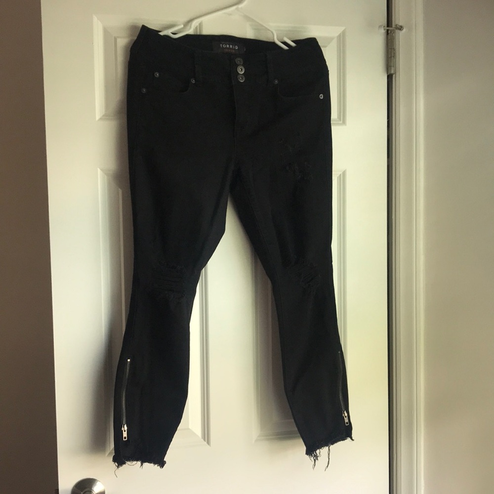 Torrid premium black jeans